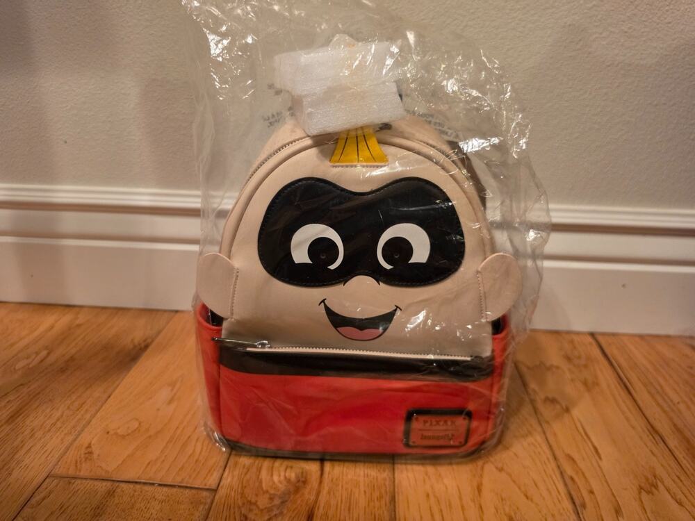 Loungefly Disney The Incredibles Jack Jack Cosplay Mini Backpack LIGHT UP NWT